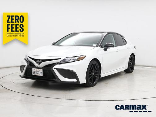 White 2023 Toyota Camry XSE