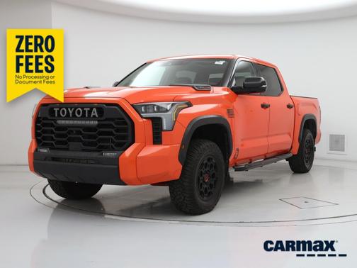 Orange 2022 Toyota Tundra Hybrid TRD Pro