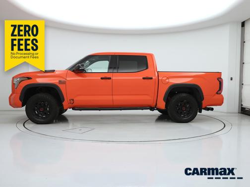 Orange 2022 Toyota Tundra Hybrid TRD Pro