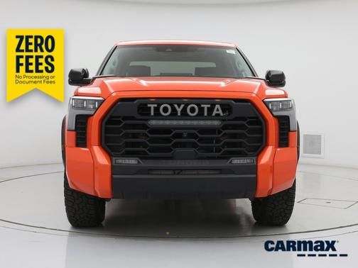 Orange 2022 Toyota Tundra Hybrid TRD Pro