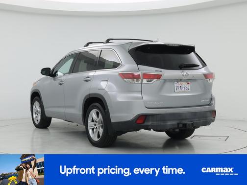 Silver 2015 Toyota Highlander Limited Platinum