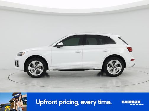 White 2022 Audi Q5 S-Line Premium