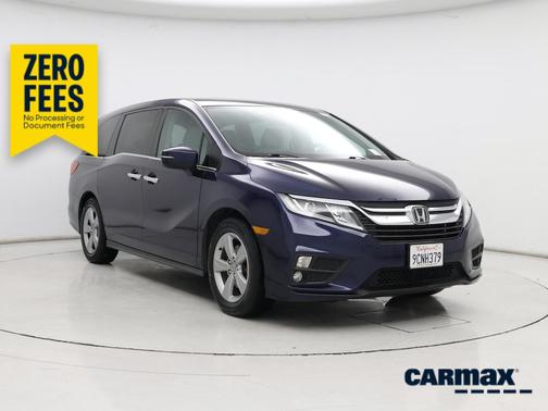 Blue 2019 Honda Odyssey EX-L