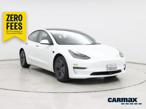 White 2023 Tesla Model 3