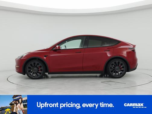 Red 2023 Tesla Model Y Performance