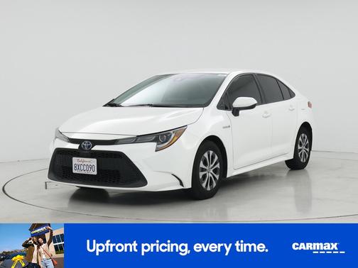 White 2021 Toyota Corolla Hybrid LE