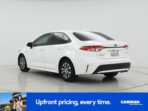 White 2021 Toyota Corolla Hybrid LE