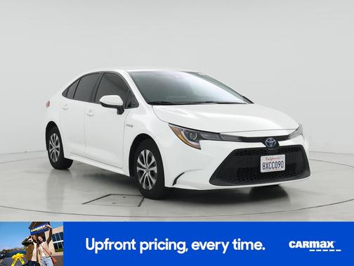 White 2021 Toyota Corolla Hybrid LE