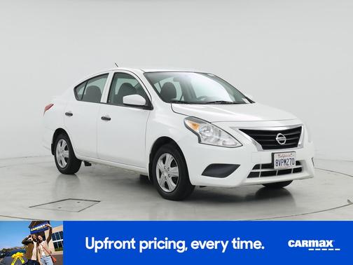 White 2019 Nissan Versa S Plus
