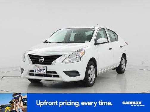 White 2019 Nissan Versa S Plus