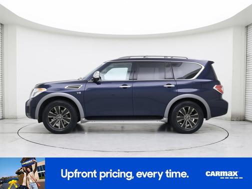 Blue 2017 Nissan Armada Platinum