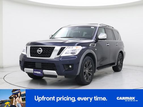 Blue 2017 Nissan Armada Platinum