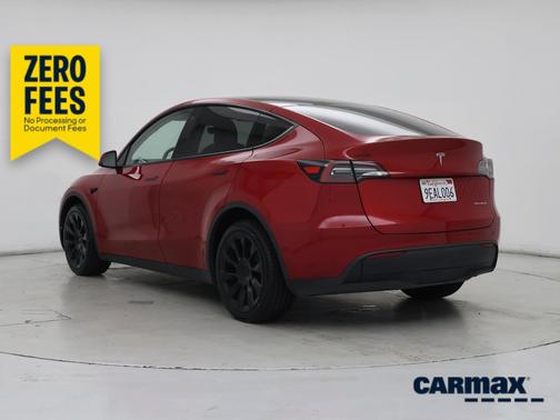 Red 2023 Tesla Model Y Long Range