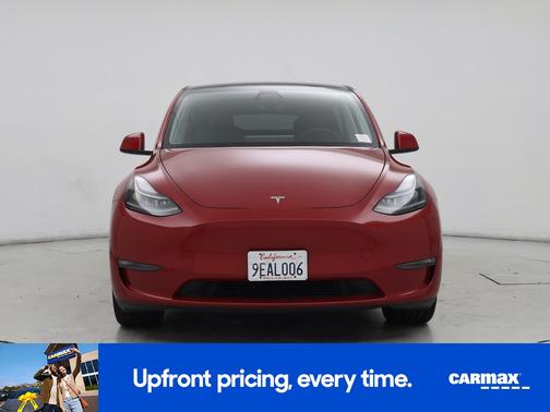 Red 2023 Tesla Model Y Long Range