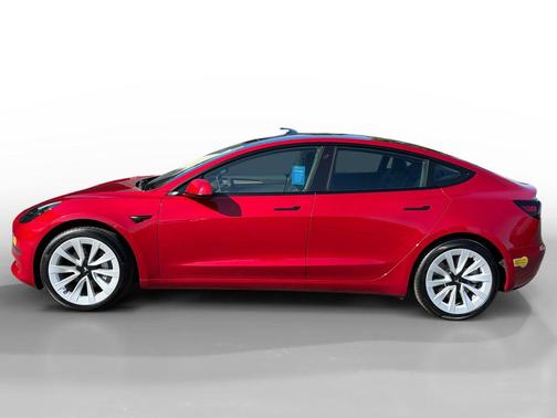Red Multi-Coat 2022 Tesla Model 3 Long Range
