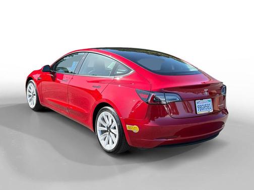 Red Multi-Coat 2022 Tesla Model 3 Long Range