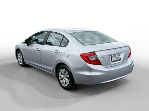 Silver 2012 Honda Civic LX