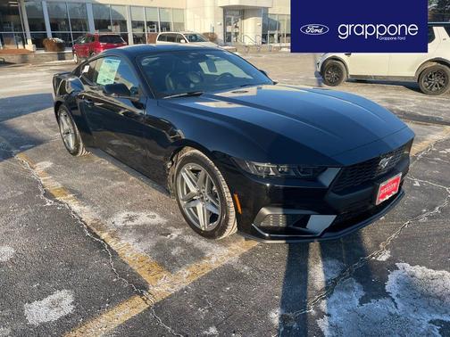Shadow Black 2026 Ford Mustang EcoBoost Premium Coupe