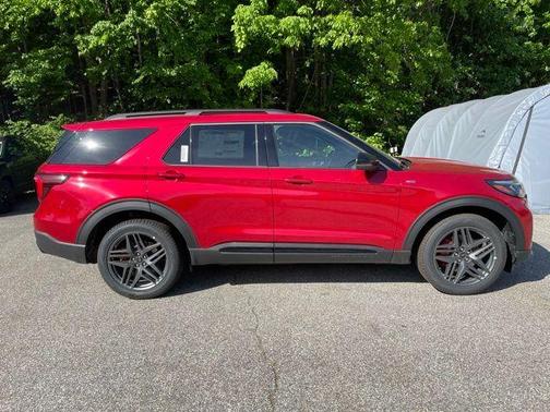 Red 2026 Ford Explorer ST-Line