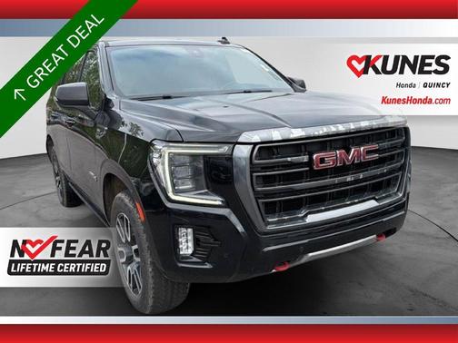 Black 2021 GMC Yukon AT4