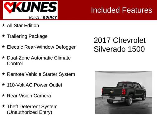 Graphite Metallic 2017 Chevrolet Silverado 1500 LT