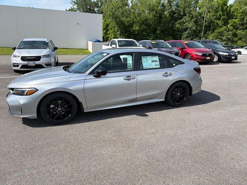 Solar Silver Metallic 2026 Honda Civic Sport