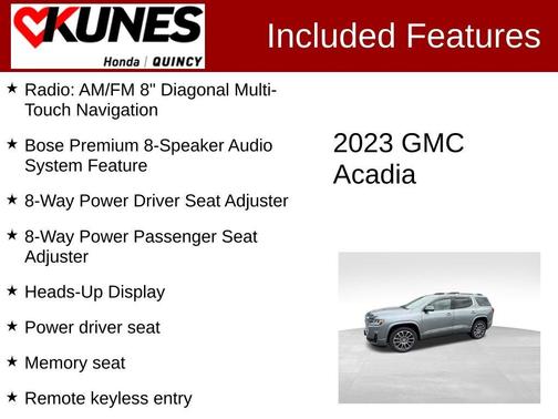 Sterling 2023 GMC Acadia Denali