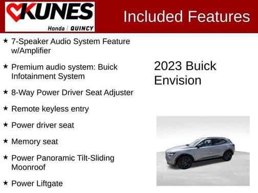 Moonstone Gray Metallic 2023 Buick Envision Essence