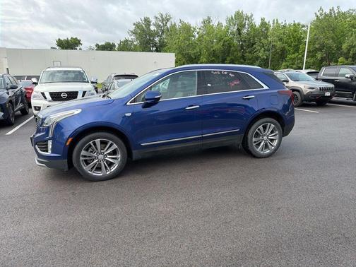 Opulent Blue Metallic 2024 Cadillac XT5 Premium Luxury