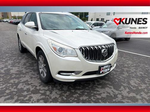White Diamond Clearcoat 2013 Buick Enclave Leather