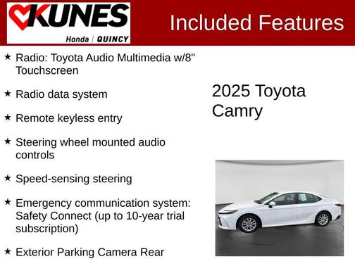 Ice 2025 Toyota Camry LE