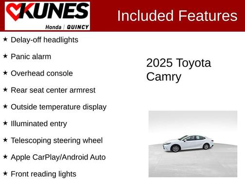 Ice 2025 Toyota Camry LE