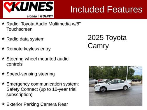 Ice 2025 Toyota Camry LE