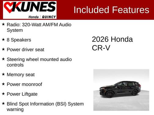 Crystal Black Pearl 2026 Honda CR-V Hybrid Sport-L