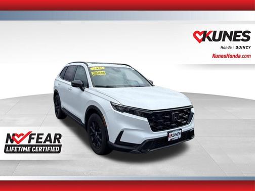 Platinum White Pearl 2026 Honda CR-V Hybrid Sport
