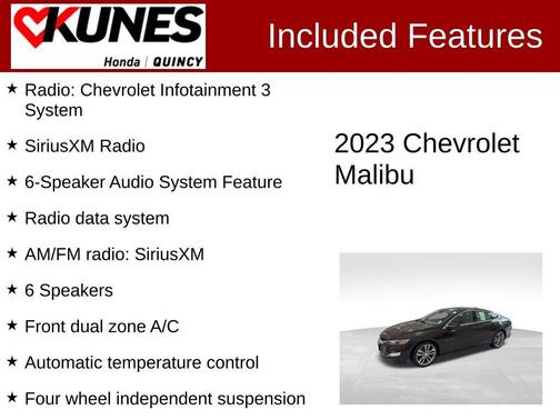 Mosaic Black Metallic 2023 Chevrolet Malibu LT