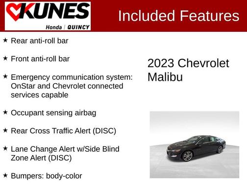 Mosaic Black Metallic 2023 Chevrolet Malibu LT