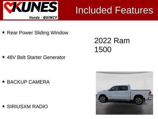 Bright White Clearcoat 2022 RAM 1500 Big Horn