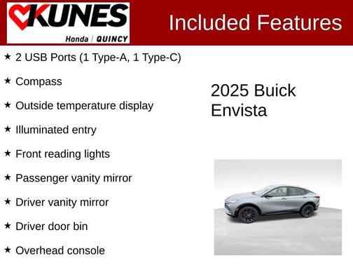 Moonstone Gray Metallic 2025 Buick Envista Sport Touring