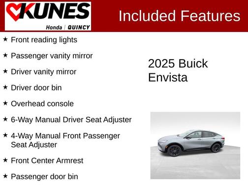 Moonstone Gray Metallic 2025 Buick Envista Sport Touring