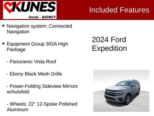 Iconic Silver Metallic 2024 Ford Expedition Limited