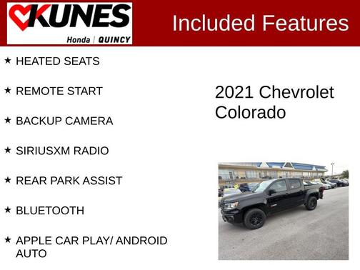 Black 2021 Chevrolet Colorado Z71