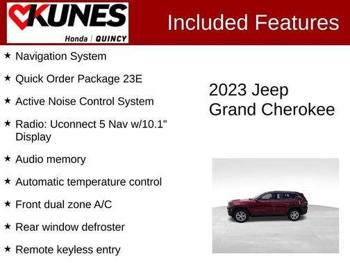 Velvet Red Pearlcoat 2023 Jeep Grand Cherokee Limited