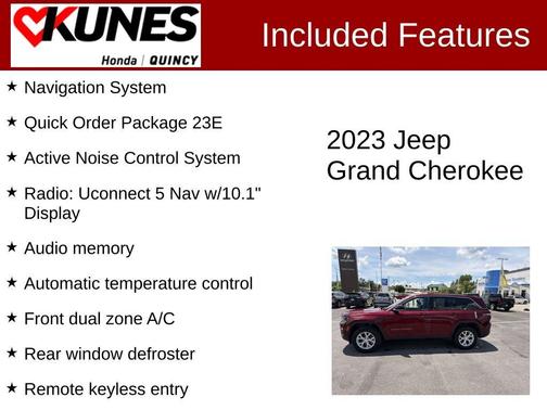 Velvet Red Pearlcoat 2023 Jeep Grand Cherokee Limited