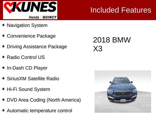 2018 BMW X3 xDrive30i
