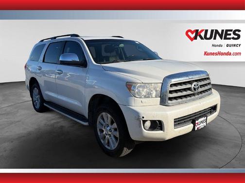 Super White 2017 Toyota Sequoia Platinum
