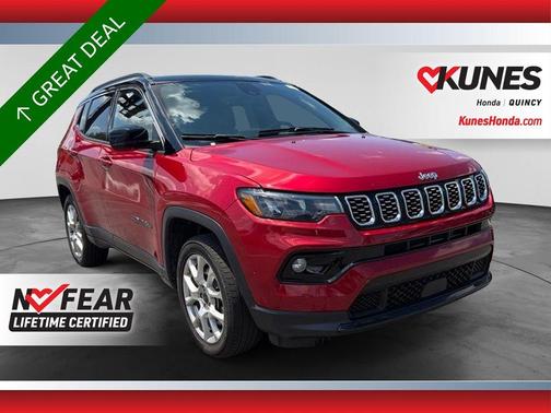 Red 2025 Jeep Compass Limited