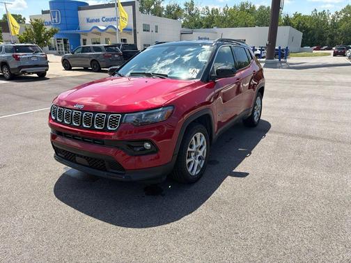 Red 2025 Jeep Compass Limited