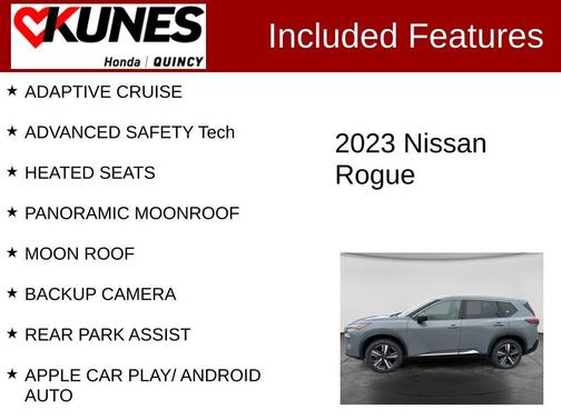 Boulder Gray Pearl 2023 Nissan Rogue SL