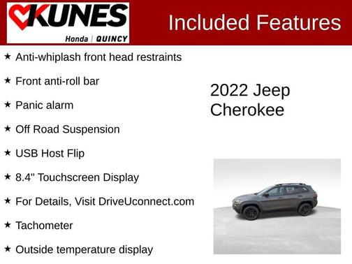 Granite Crystal Clearcoat Metallic 2022 Jeep Cherokee Trailhawk